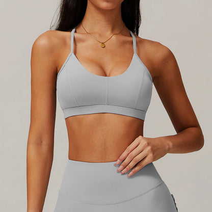 Brassière à bretelles réglables